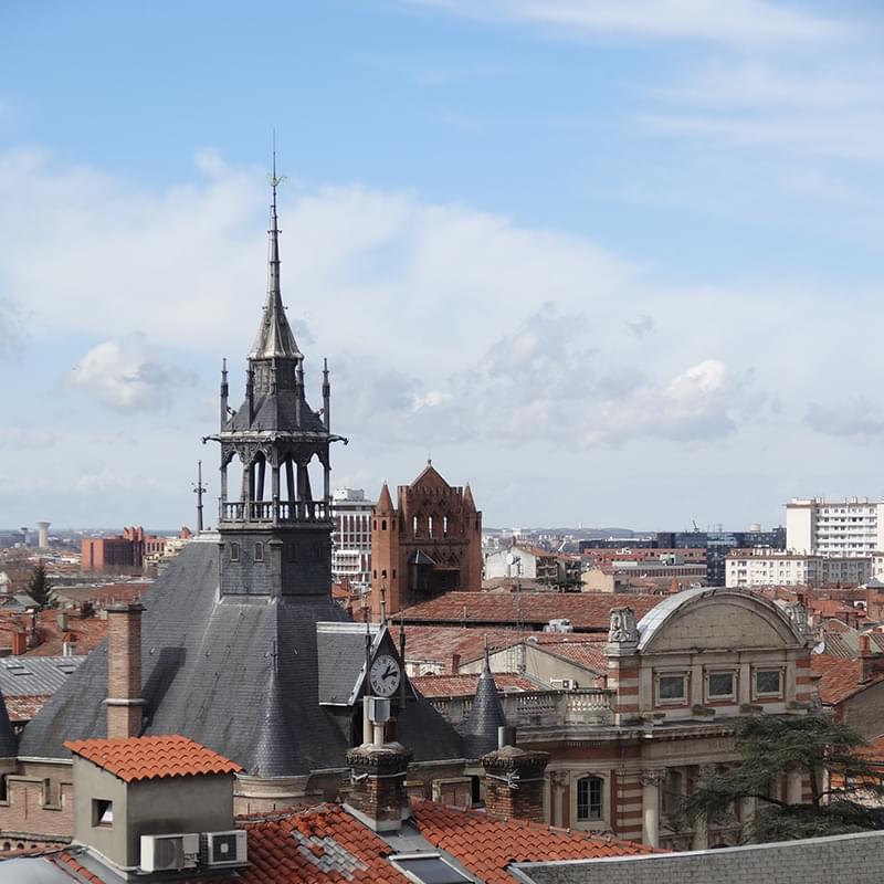 Sur les toits de Toulouse Vue depuis Ma Biche Sur le Toit Toulouse