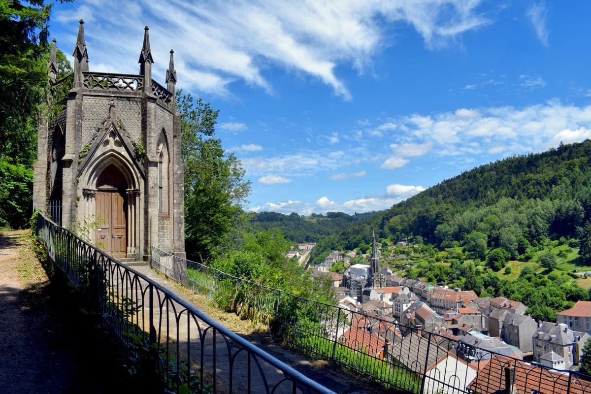 Vue à Plombieres-les-Bains