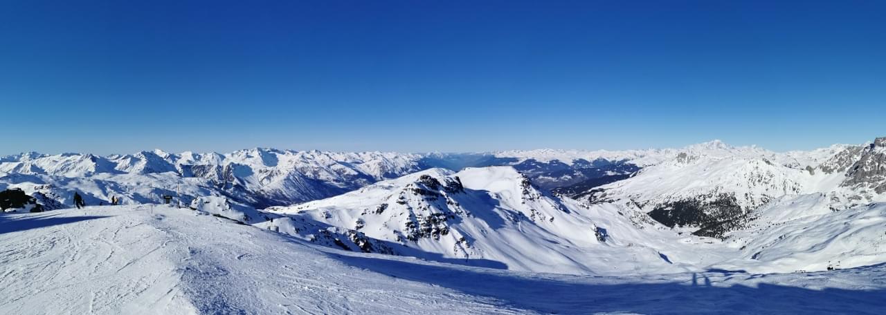 Station de Méribel dans les Alpes