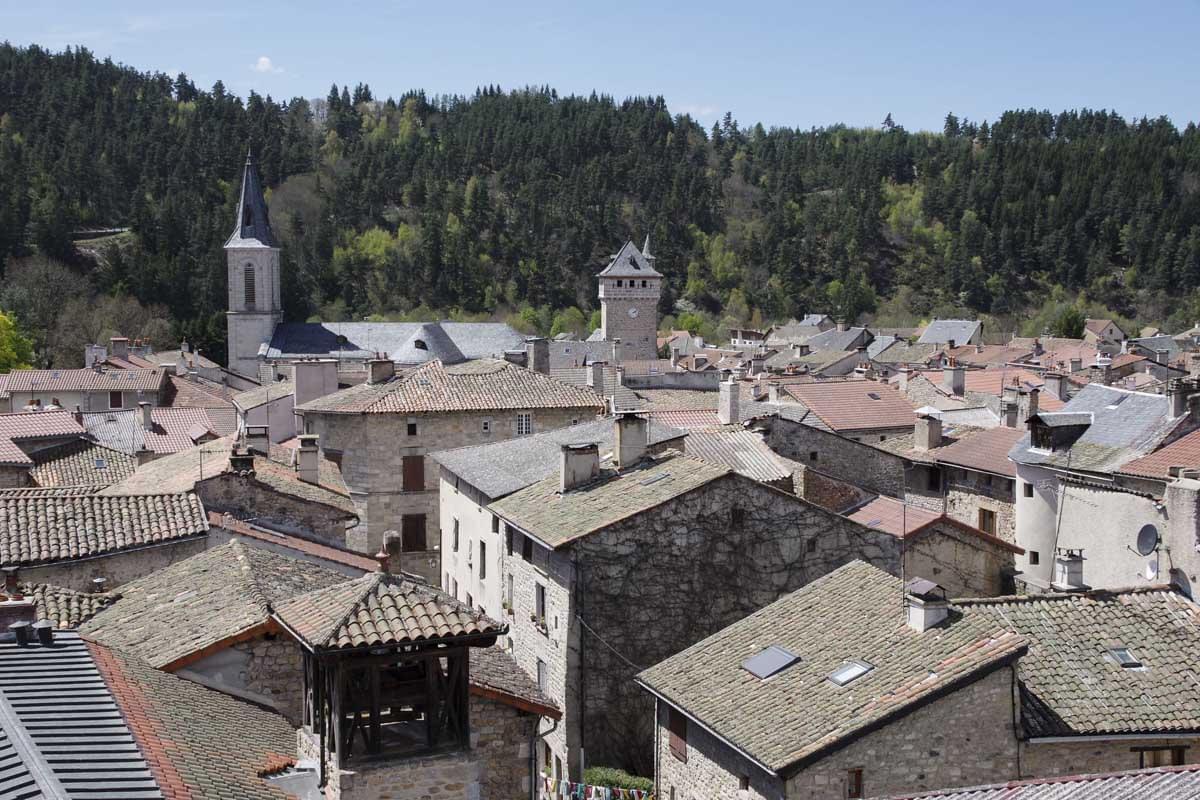 le village du Malzieu en Lozère