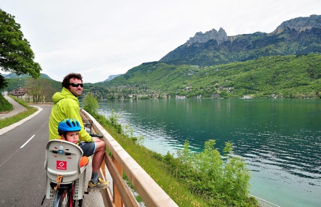 Tour du lac d'Annecy à vélo